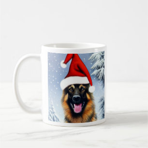 Deutscher Hirte, Weihnachten, Weihnachts-Kaffee-Ta Kaffeetasse