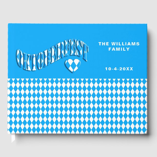 Deutscher Individuelle Name für Bier Gästebuch (Vorderseite)