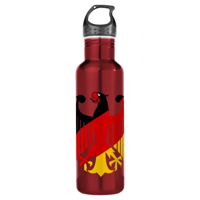 Deutscher Kaiseradler Edelstahlflasche (Vorderseite)