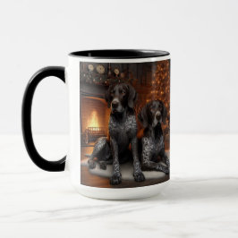 Deutscher Kurzfilm Pointer Pair Weihnachtscup der Tasse