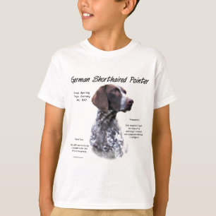 Deutscher kurzhaariger Zeiger-Geschichtsentwurf T-Shirt