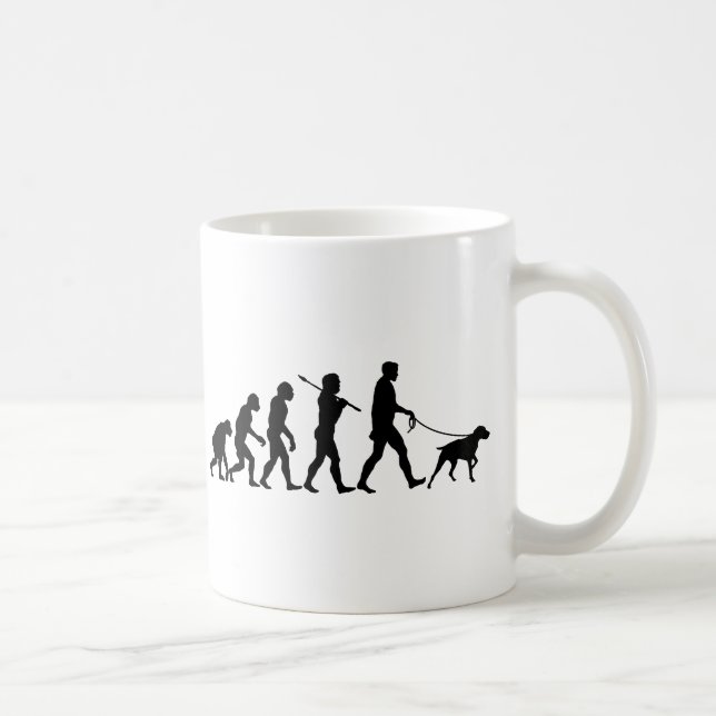 Deutscher kurzhaariger Zeiger Kaffeetasse (Rechts)
