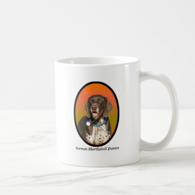 Deutscher kurzhaariger Zeiger Kaffeetasse (Rechts)