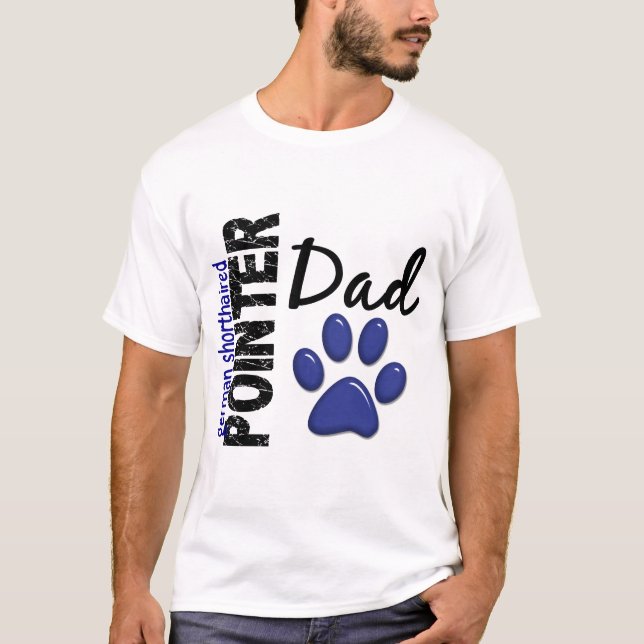 Deutscher kurzhaariger Zeiger-Vater 2 T-Shirt (Vorderseite)