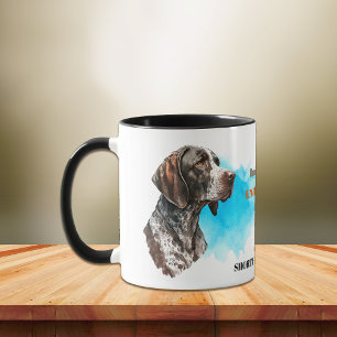 Deutscher Kurzläufer-Freundin Pointer Dog Loyal Tasse