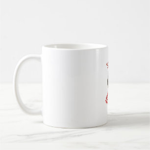 Deutscher Kurzläufer-Pointer Dog Antlers Santa Chr Kaffeetasse