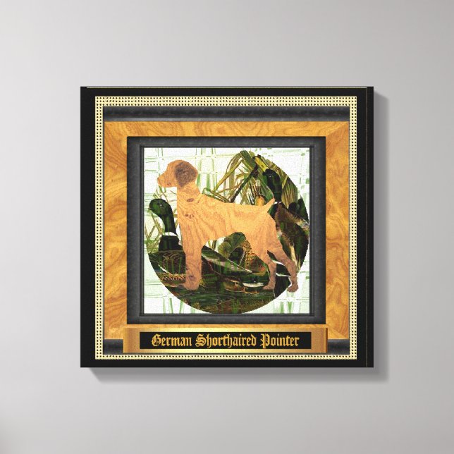 Deutscher Kurzstreckensport Leinwanddruck (Vorderseite)