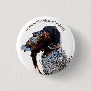 Deutscher Kurzzeiger Button