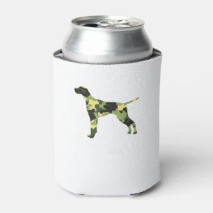 Deutscher Kurzzeiger _ Hund Camouflage Silhouette Dosenkühler