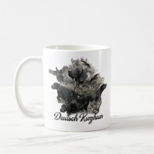 Deutscher Kurzzeiger Kaffeetasse