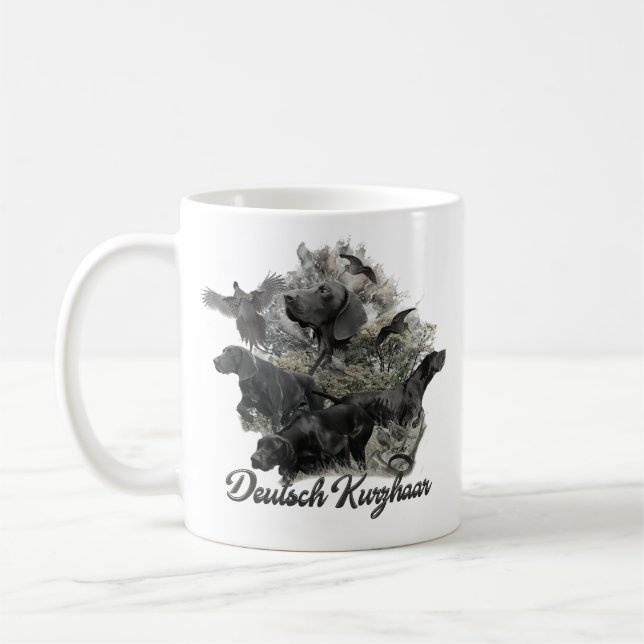 Deutscher Kurzzeiger Kaffeetasse (Links)