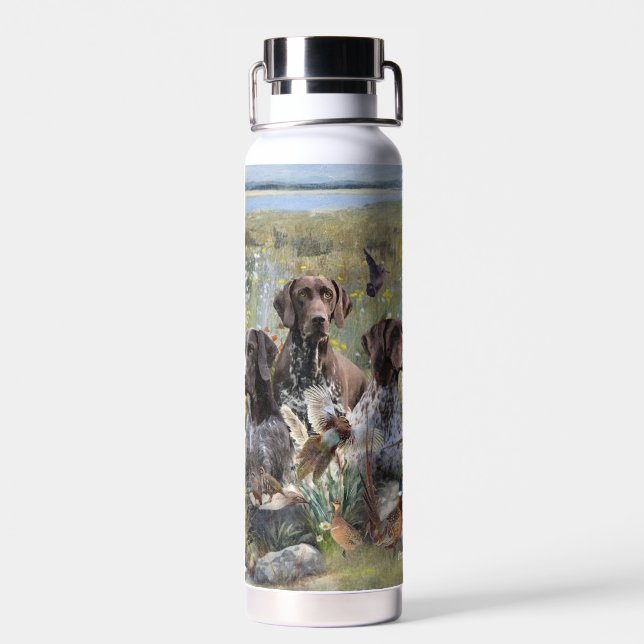 Deutscher Kurzzeiger Trinkflasche (Rückseite)