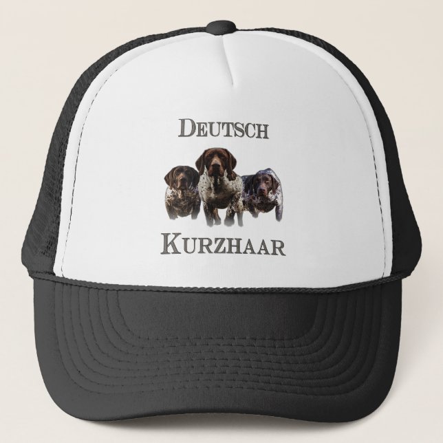 Deutscher Kurzzeiger Truckerkappe (Vorderseite)
