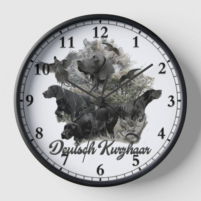 Deutscher Kurzzeiger Uhr (Vorderseite)