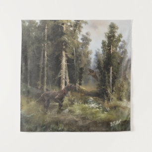 Deutscher Kurzzeiger Wandteppich