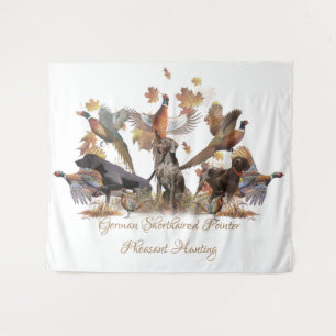 Deutscher Kurzzeiger Wandteppich