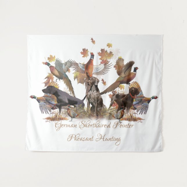 Deutscher Kurzzeiger Wandteppich (Vorderseite (Horizontal))