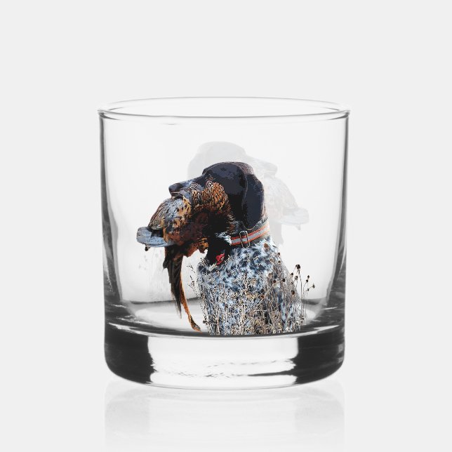Deutscher Kurzzeiger Whiskyglas (Vorderseite)