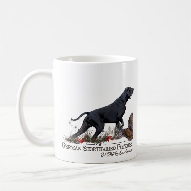 Deutscher Kurzzeiger, ZACHAR Kaffeetasse (Links)