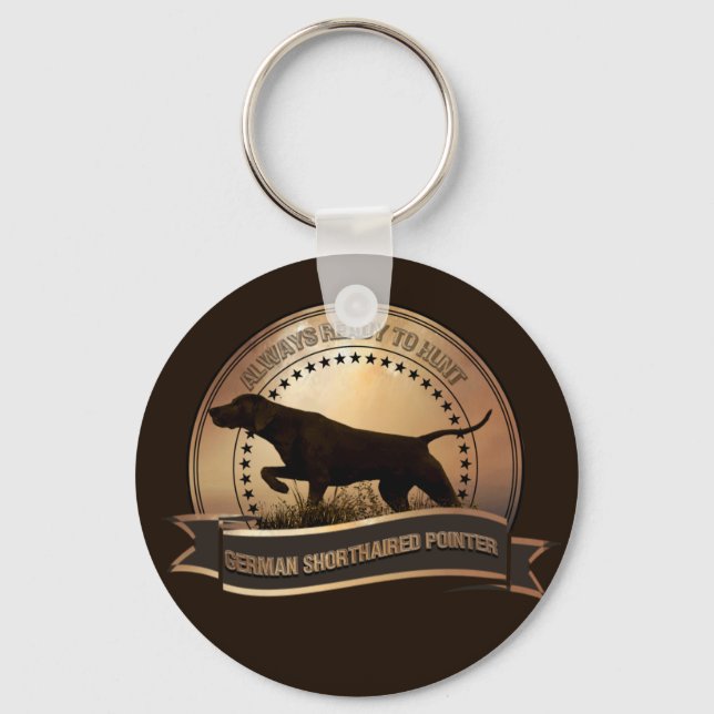 Deutscher Kurzzeiger, ZACHAR-Tapisserie Schlüsselanhänger (Vorderseite)