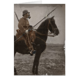 Deutscher Lancer auf Horseback