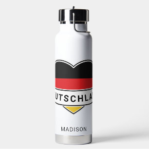 Deutscher Liebe individuelle Name Trinkflasche