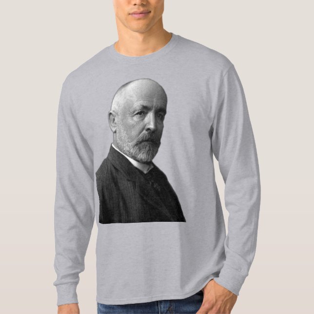 Deutscher Mathematiker Georg Cantor T-Shirt (Vorderseite)