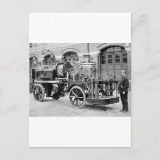 Deutscher Motor gegen Feuer, Anfang der 1900er Jah Postkarte