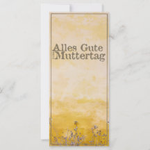 Deutscher Muttertag auf der Wiese der Vintagen Blu