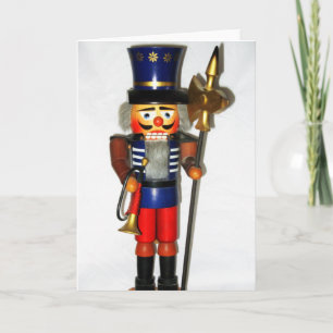 DEUTSCHER NUTCRACKER FEIERTAGSKARTE