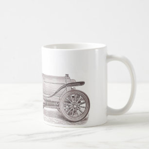 Deutscher Oldtimer Mercedes Camille Jenatzy Kaffeetasse