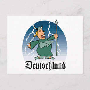Deutscher Opernsänger Postkarte
