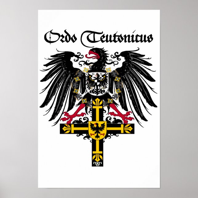 Deutscher Orden Kaiseradler Poster (Vorne)