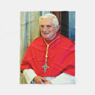 Deutscher Papst Benedict Fleecedecke