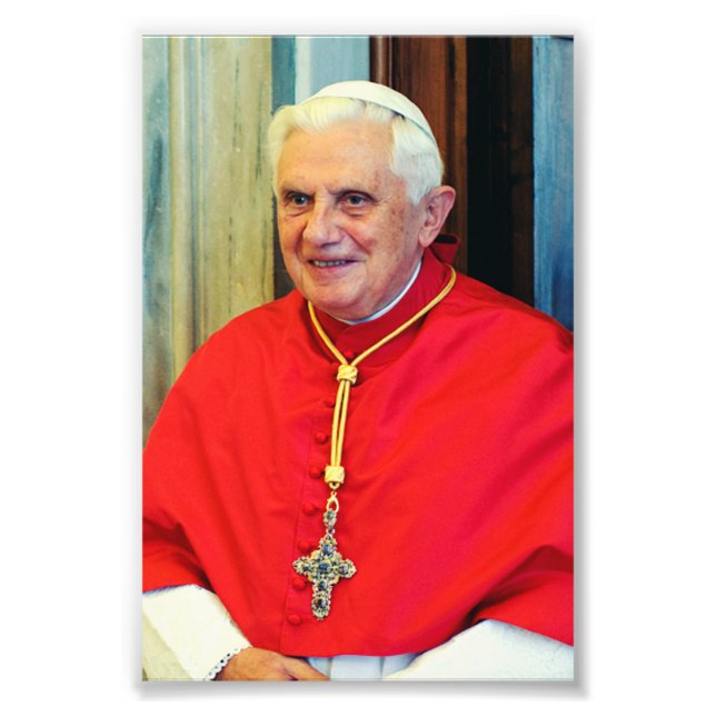 Deutscher Papst Benedict Fotodruck (Vorne)