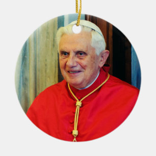 Deutscher Papst Benedict Keramik Ornament