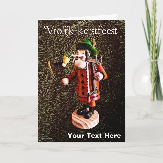 Deutscher "Raucher Man" - Anfängerbrenner Karte (Vorderseite)