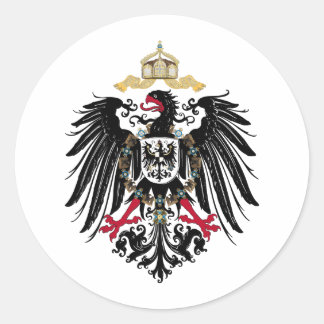 Deutscher Reichsadler Runder Aufkleber