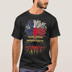 Deutscher Roots-amerikanischer Anbau für deutschen T-Shirt