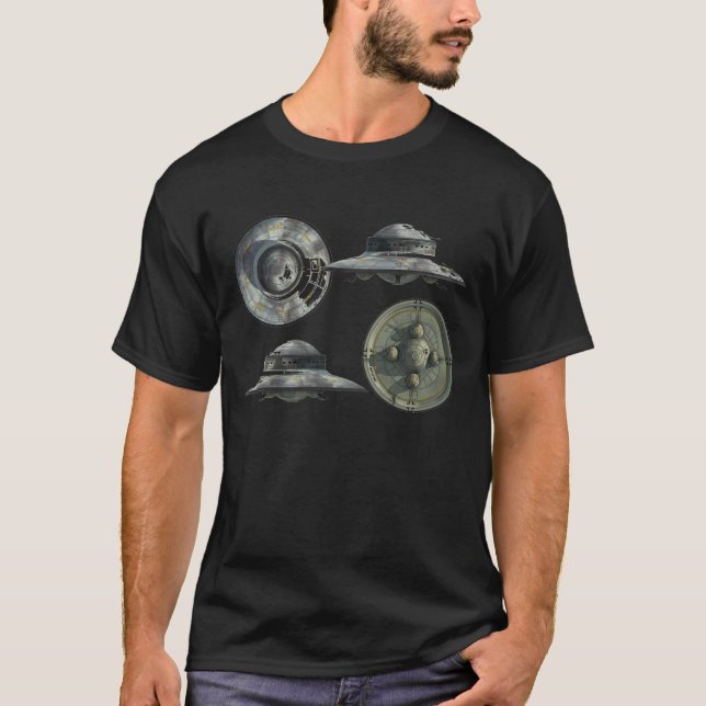 Deutscher Saucer T-Shirt (Vorderseite)