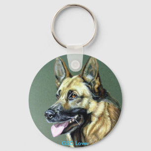 deutscher Schäfer Hund Schlüsselanhänger