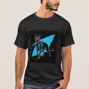 Deutscher Schäferhund als Cartoon-Design 1 T-Shirt