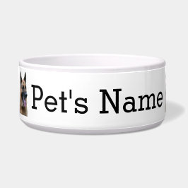 Deutscher Schäferhund, Alsation. Ihr Hund heißt. Napf