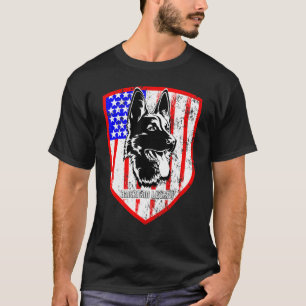 Deutscher Schäferhund Amerikanische Legende Vintag T-Shirt
