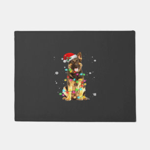 Deutscher Schäferhund Baum Weihnachtspullover Xmas Fußmatte