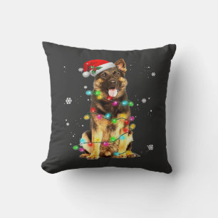 Deutscher Schäferhund Baum Weihnachtsschwester Xma Kissen