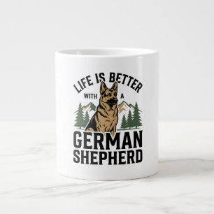 Deutscher Schäferhund Bergkamm Jumbo-Tasse