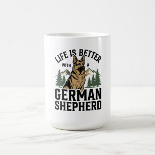 Deutscher Schäferhund Bergkamm Kaffeetasse