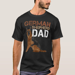 Deutscher Schäferhund Besitzer Dad Shepard Deutsch T-Shirt