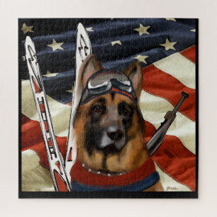 DEUTSCHER SCHÄFERHUND-BIATHLON  PUZZLE